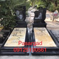 سنگ مزار مرمر رنگی و مدل دار B21